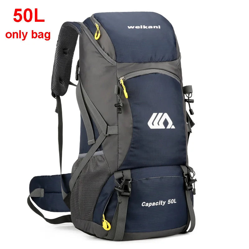 50L Waterproof Travel Backpack – Large Hiking & Camping Rucksack for Men